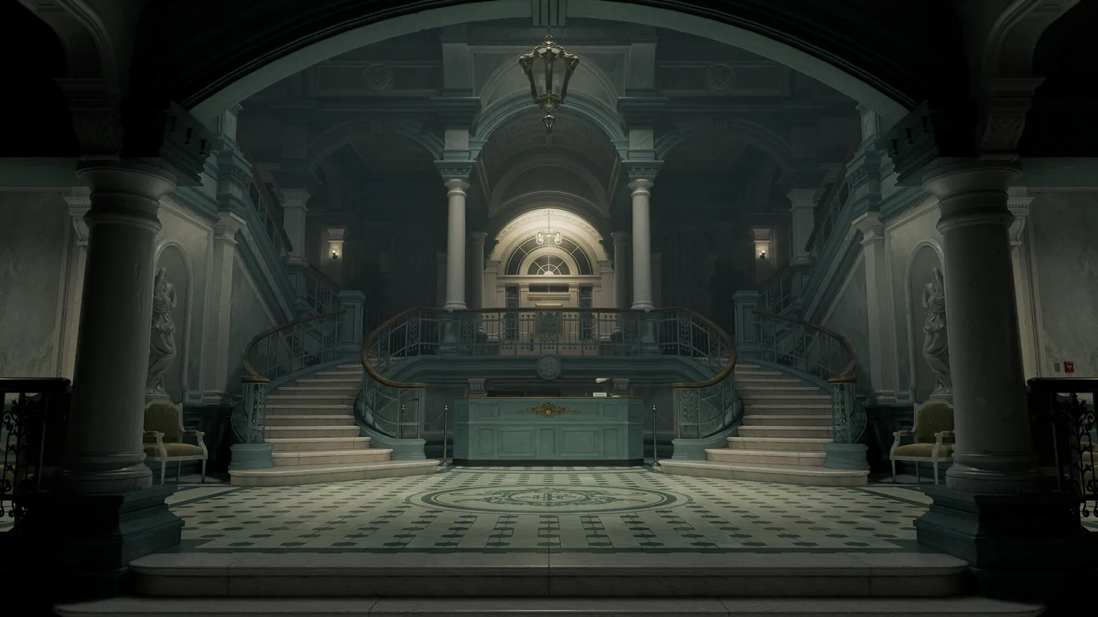 A Raccoon City street sign in Resident Evil Requiem